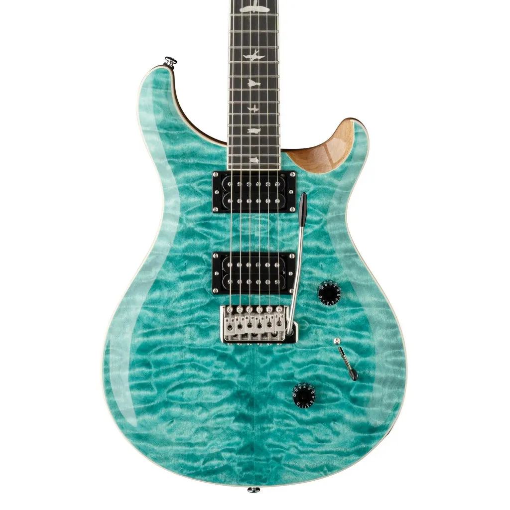 PRS SE Custom 24 Quilt Electric Guitar - Turquoise