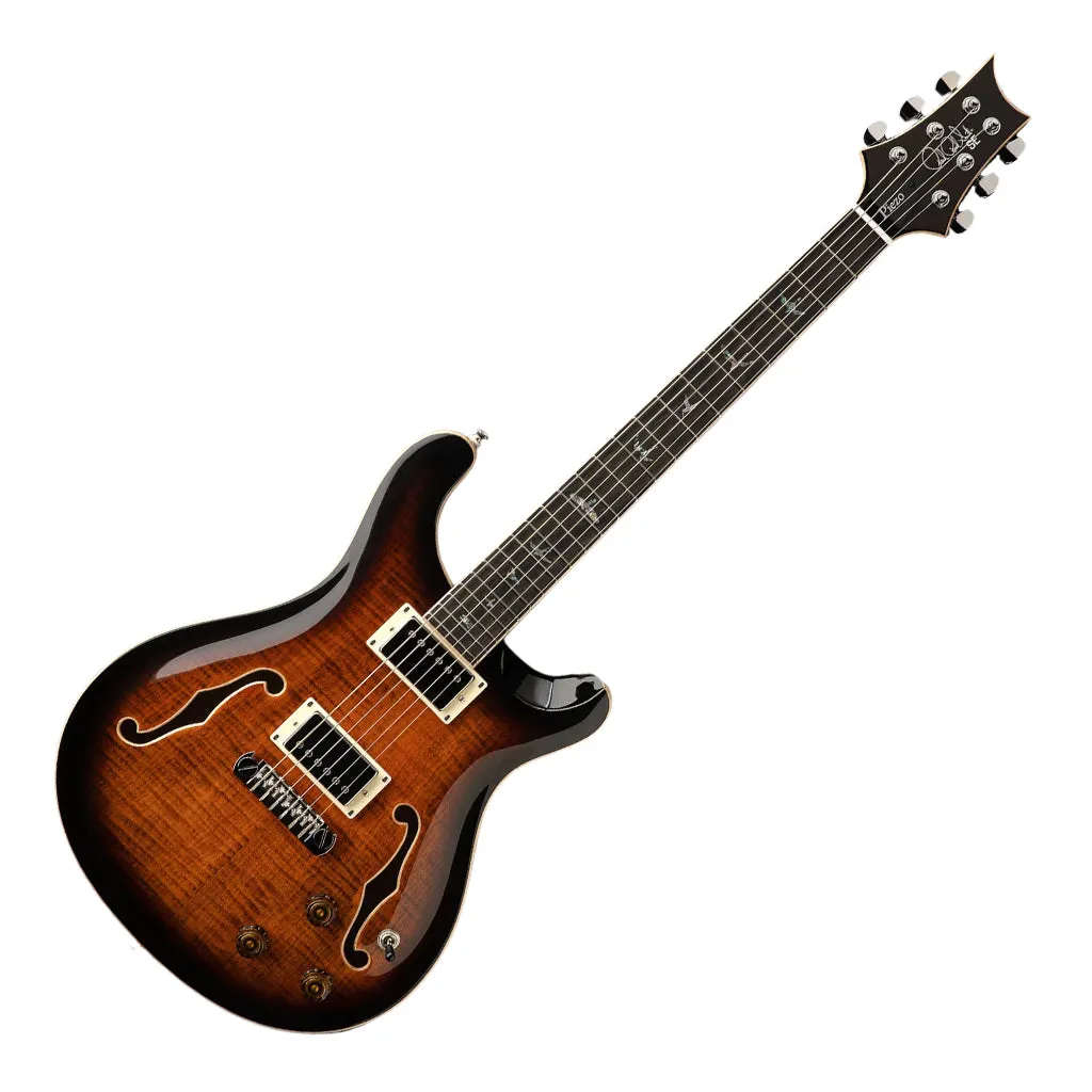 PRS SE Hollowbody II Piezo - Orange Tiger Smoke Burst