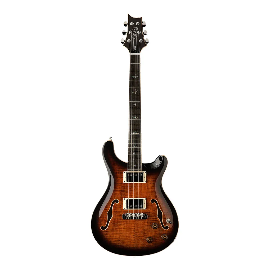 PRS SE Hollowbody II Piezo - Orange Tiger Smoke Burst