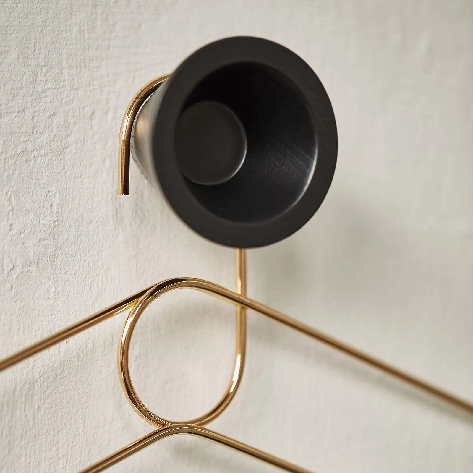 Puik Loop Coat Hanger Set Of 3, Gold