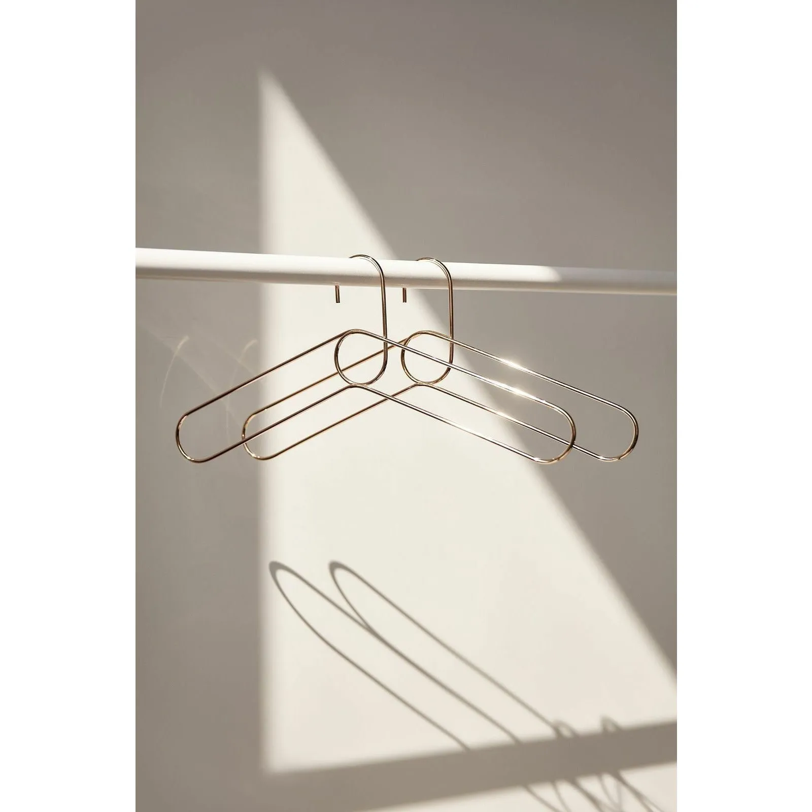 Puik Loop Coat Hanger Set Of 3, Gold