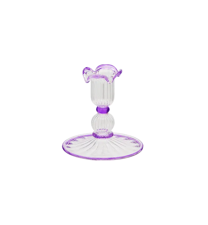 Purple Jane Candle Holder