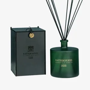 Rathbornes 1488 | Dublin Retreat Luxury Scented Reed Diffuser (Musk, Black Ebony & Amber)