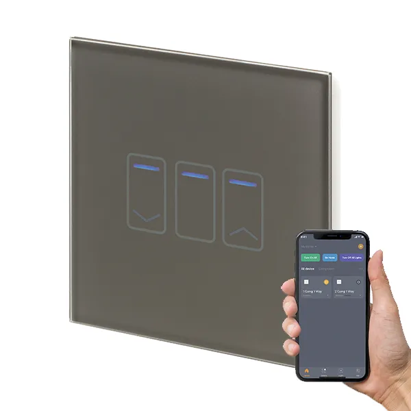 Retrotouch Crystal  Touch Dimmer WIFI Switch 240v 1G Grey