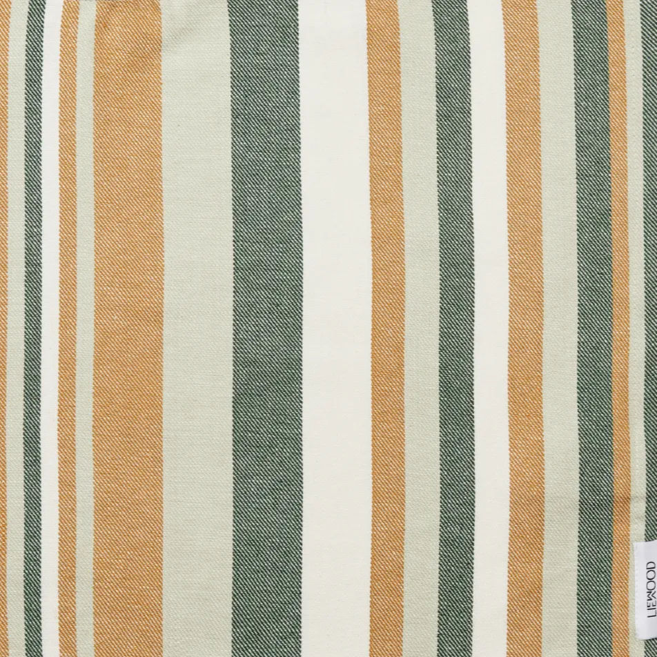 Roomie Hooded Stripe Poncho | Dusty Mint