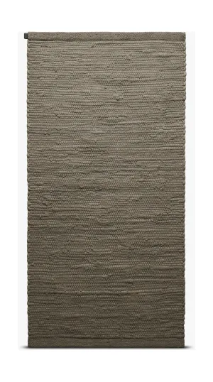 Rug Solid Cotton Rug 65 X 135 Cm, Cashmere