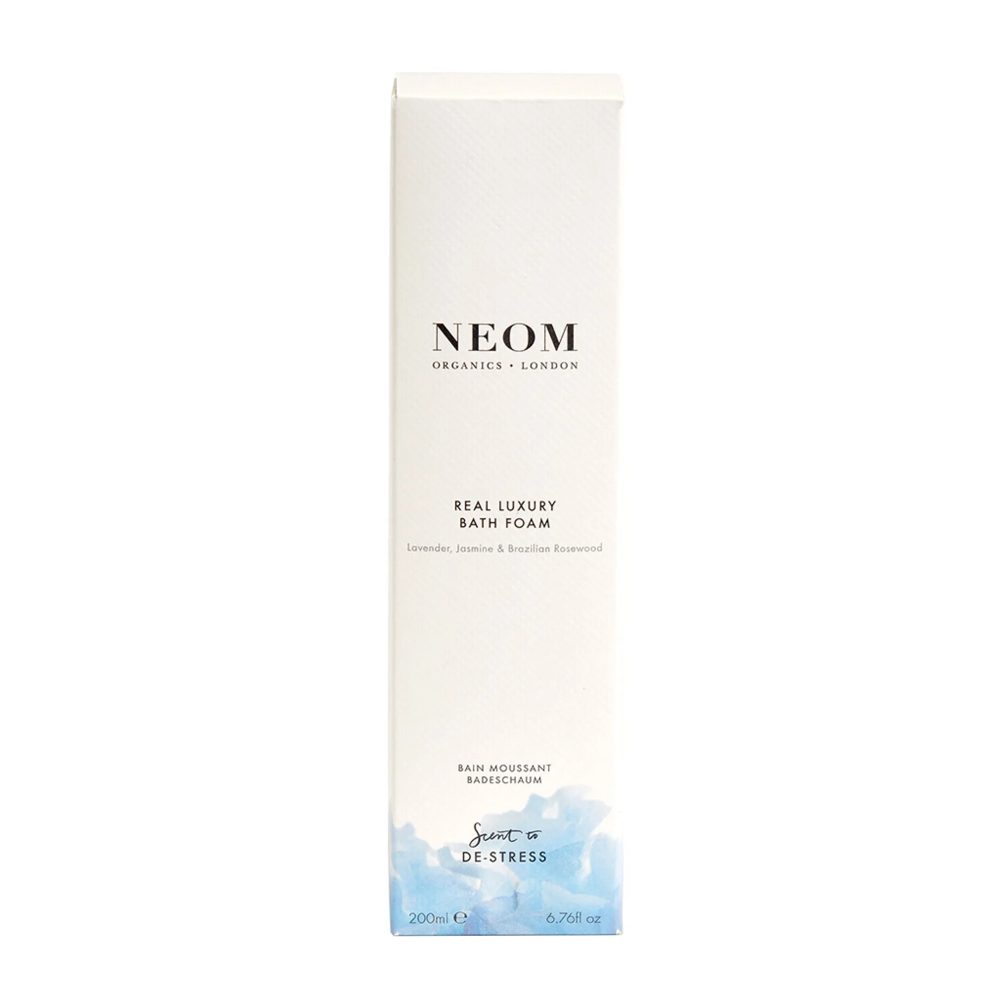Scent to De-Stress Real Luxury Bath Foam | Lavender, Jasmine & Brazillian Rosewood | 200ml