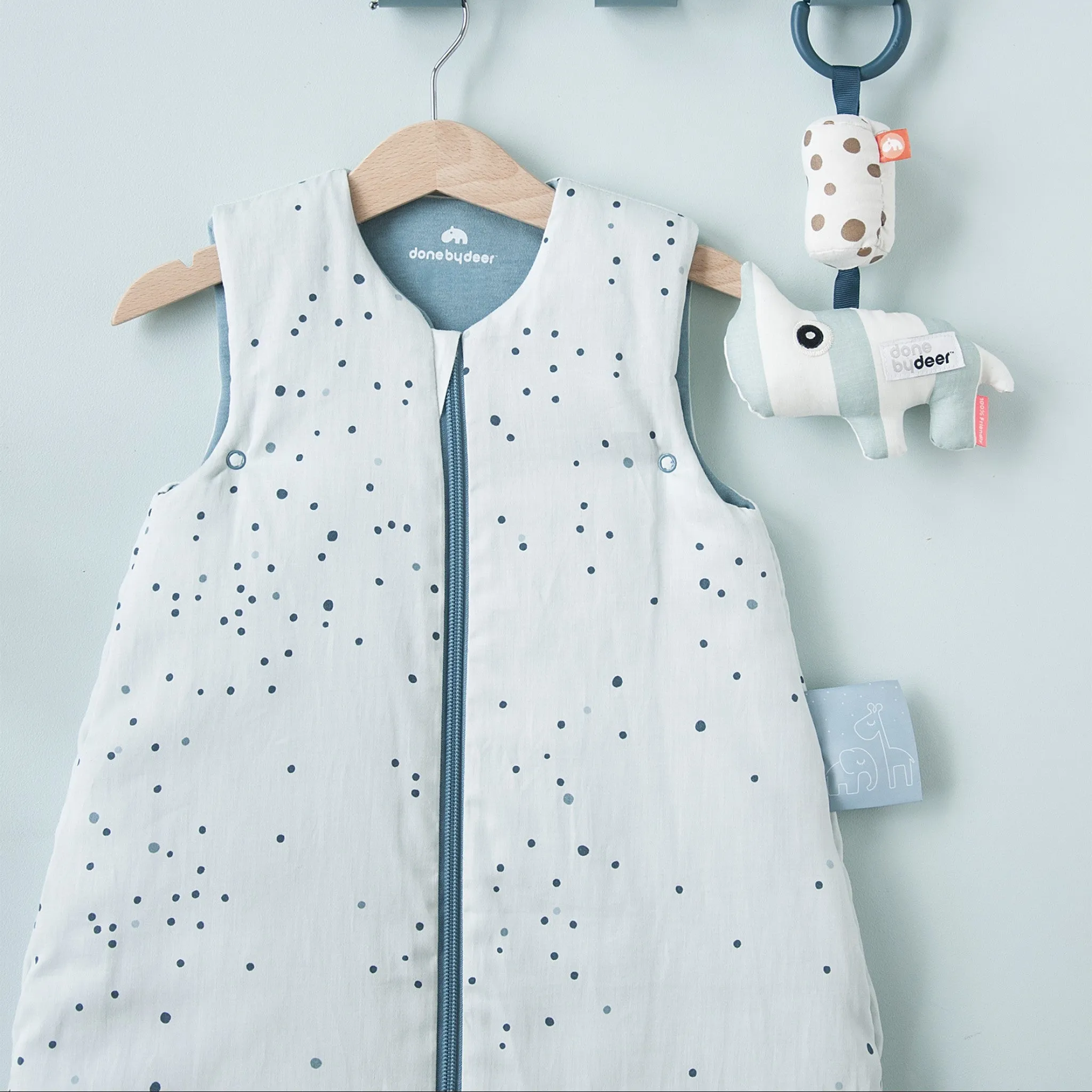 Sleepy Bag | Dreamy Dots | Blue | 70cm | 2.5 Tog