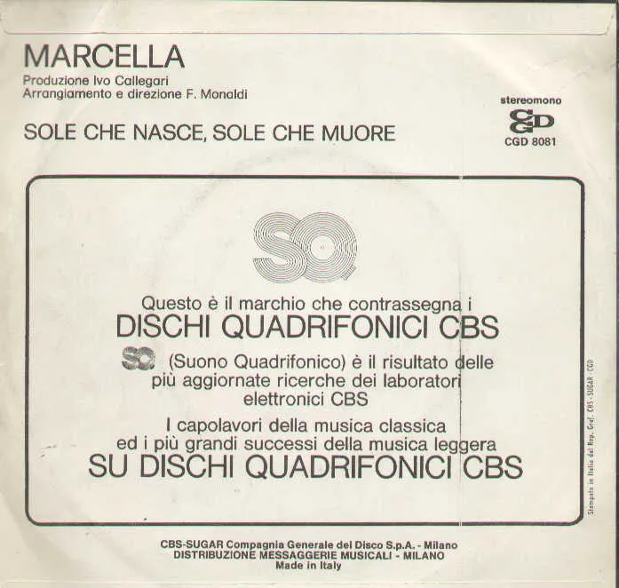 Sole Che Nasce Sole Che Muore / Il Tempo Dell'amore Verde