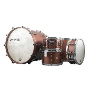 Sonor SQ1 Series 22" 5 Piece Shell Pack - Satin Copper Brown
