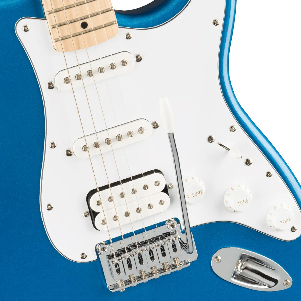 Squier Affinity Series Stratocaster HSS Pack in Lake Placid Blue