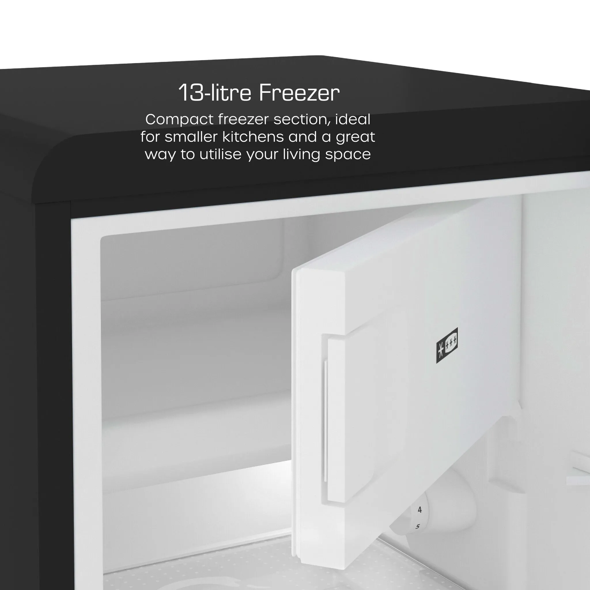 Swan SR11035BNE fridge Freestanding 77 L E Black