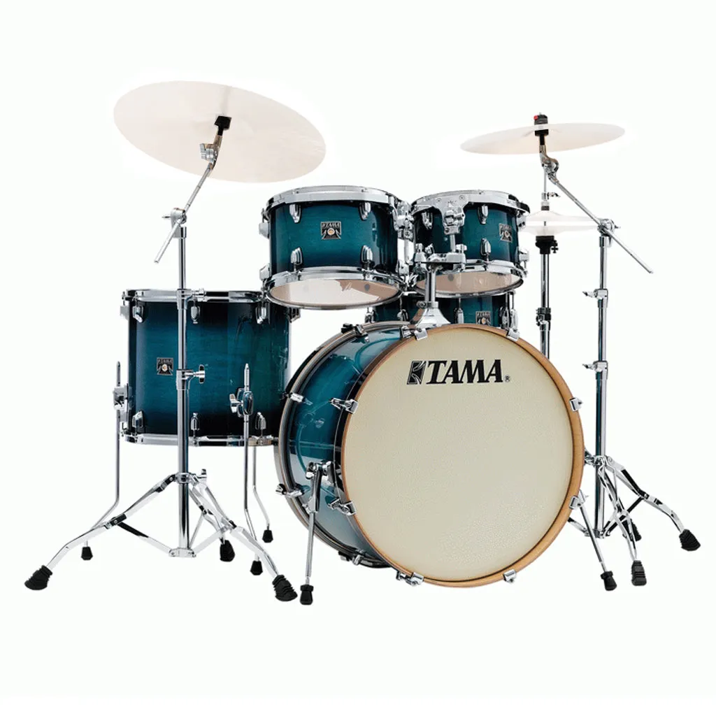 Tama CL52KRS Superstar Classic 5-Piece Shell Pack with 22" Bass Drum - Blue Lacquer Burst