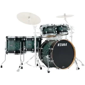 Tama MBS52RZS Starclassic Performer 5-Piece Shell Pack with 22" Bass Drum - Molten Steel Blue Burst