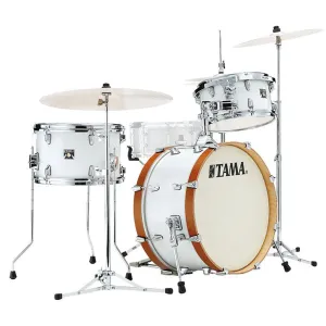 Tama Superstar Classic Neo-Mod 3-Piece Shell Pack with 22" Bass Drum and SM5W Hardware Pack Included - White Smoke