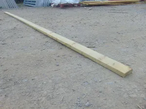 Tanalised Wooden Fence Rail 3.6m x 75mm x 22mm
