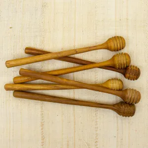 Teak Honey Dipper