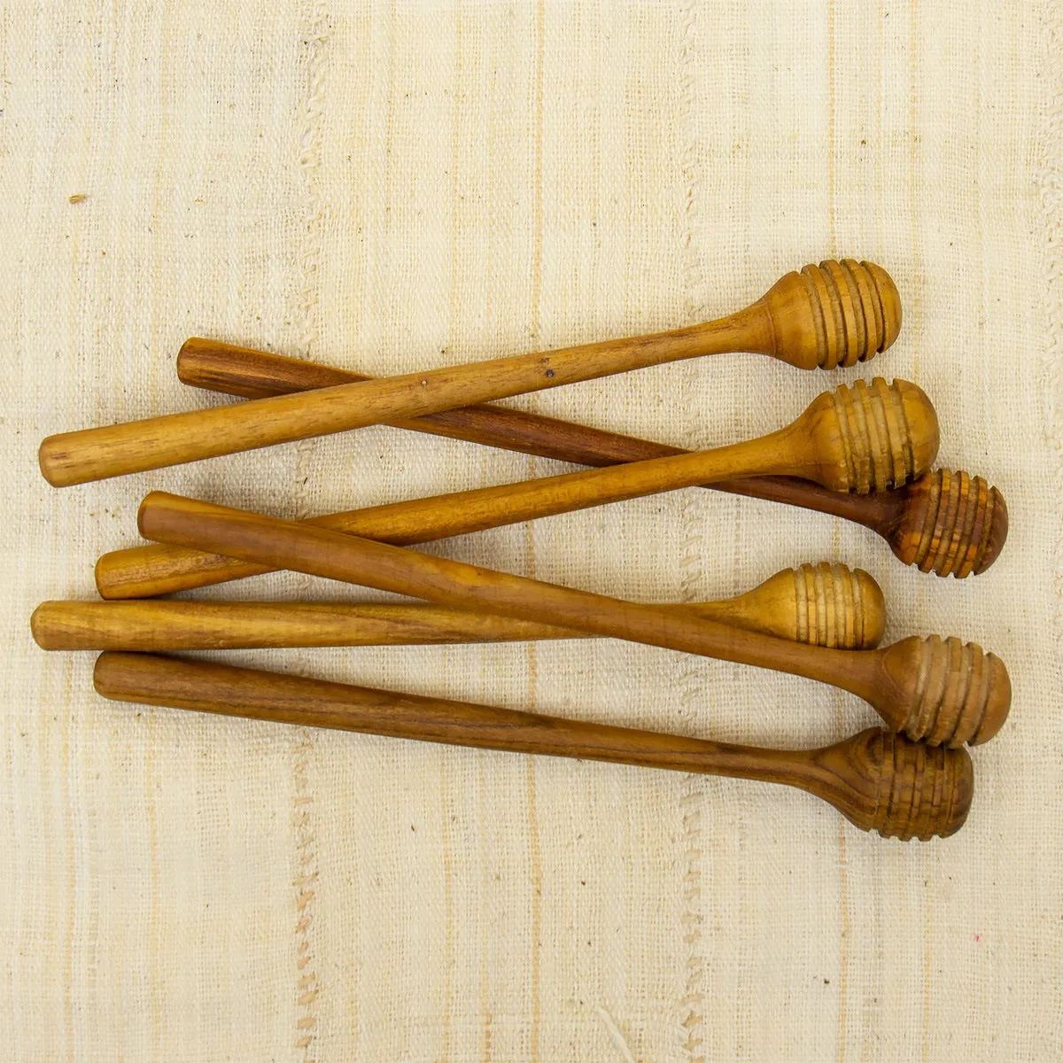 Teak Honey Dipper