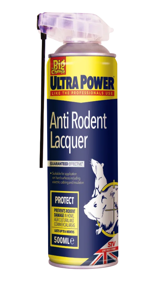 The Big Cheese Anti Rodent Lacquer Dual Action Aerosol 500ml