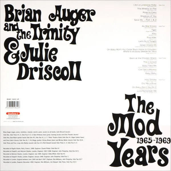 The Mod Years 1965-1969