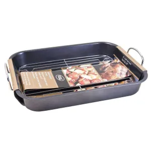 UBL Non-Stick Roasting Tray with Rack 29 x 37cm