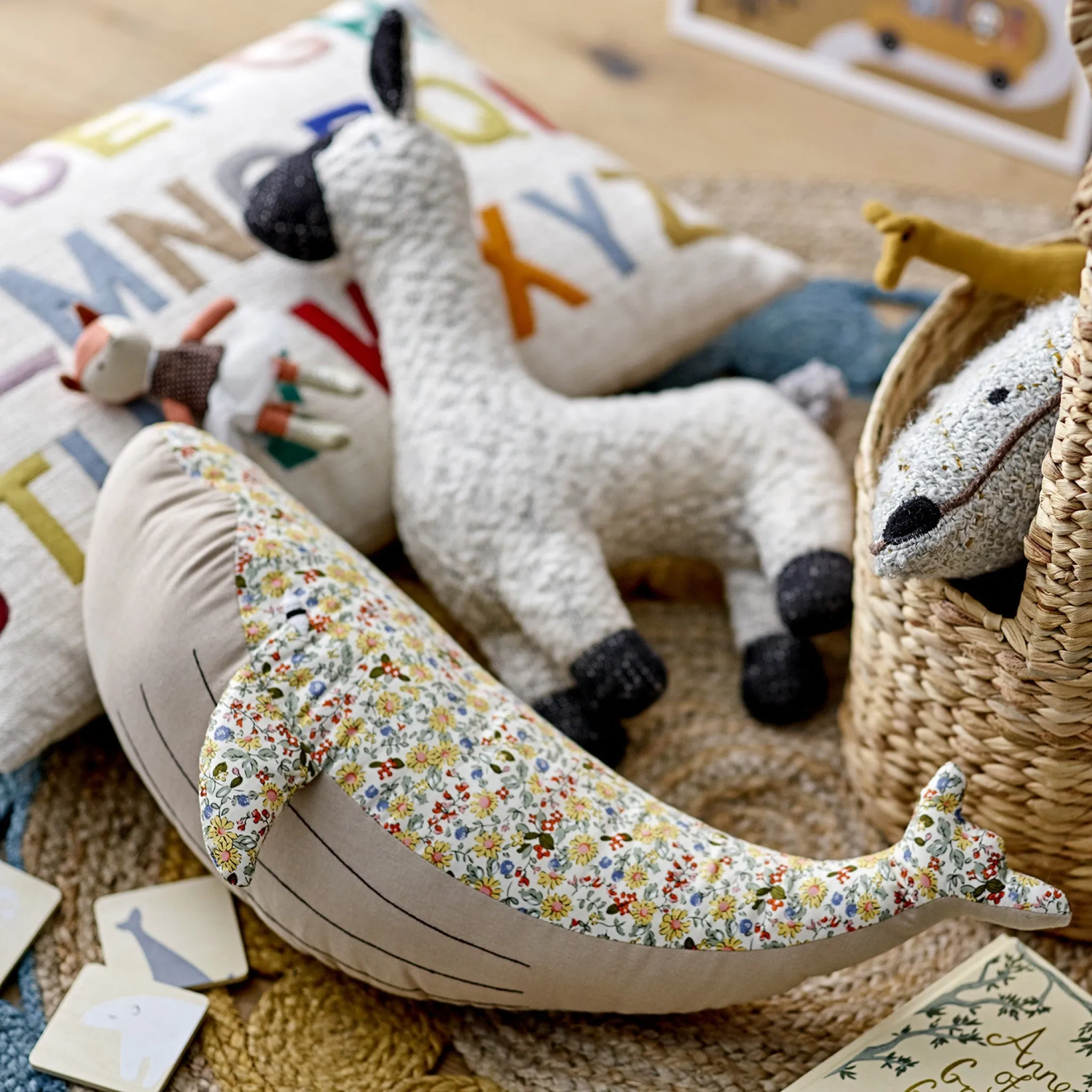 Whale Soft Toy | Gunne | Yellow