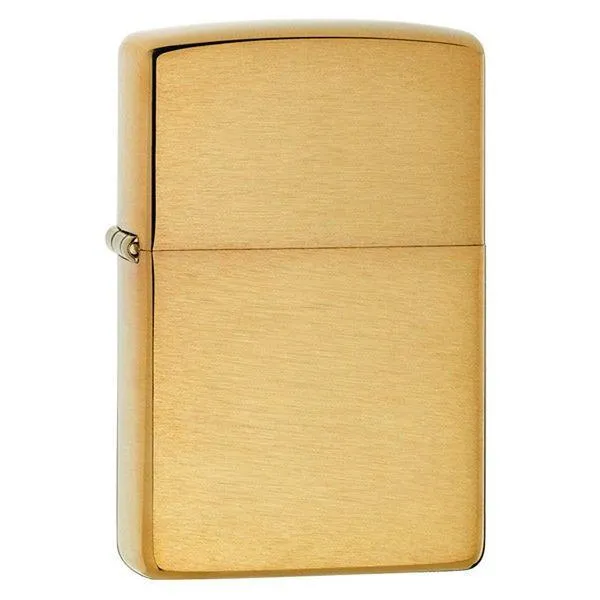Zippo Armor Brushed Brass Lighter