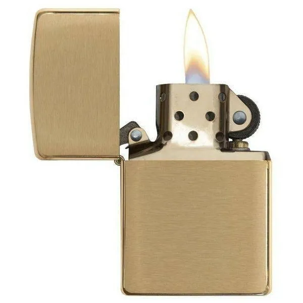Zippo Armor Brushed Brass Lighter