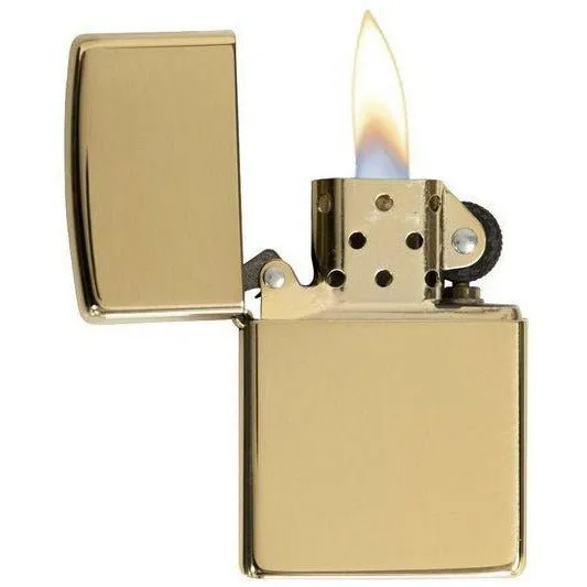 Zippo Armor High Polish Brass Lighter