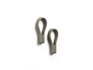 Zone Denmark Towel Rail 9 Cm 2 Pcs., Taupe